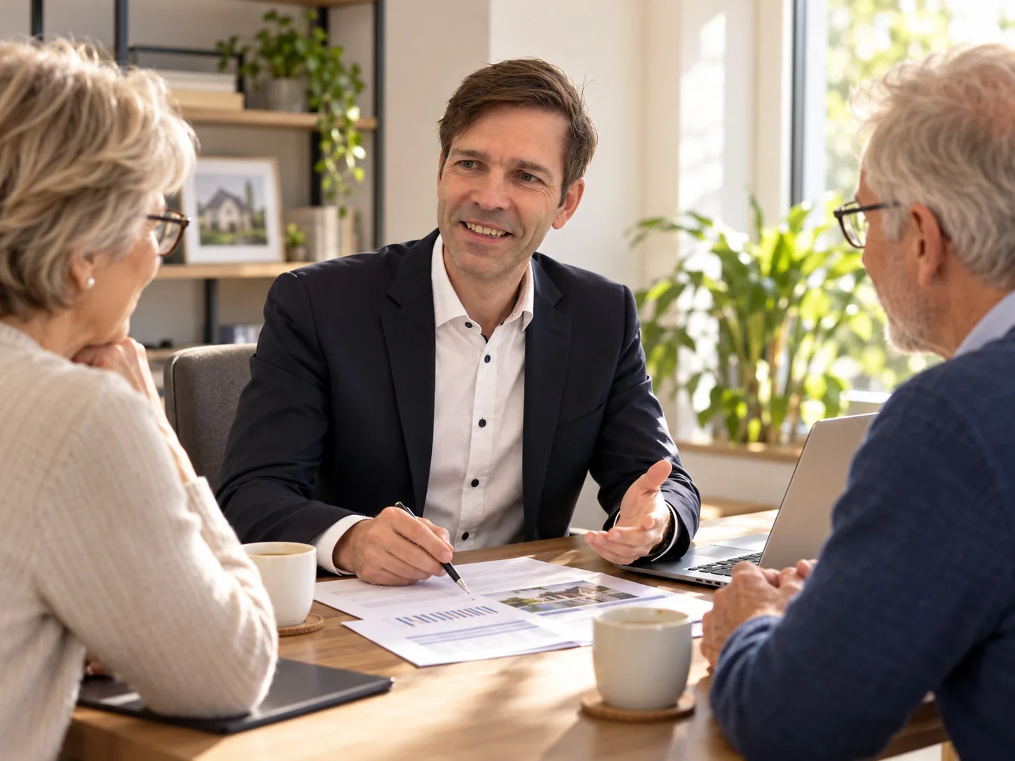Persönliches Beratungsgespräch zu einer Immobilienfinanzierung